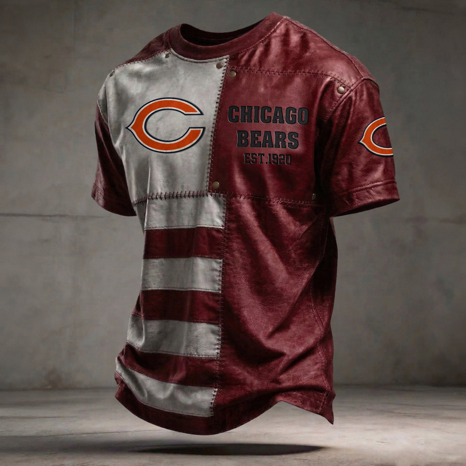 CHI x NFL T-Shirt 0404 DatND DVT Red