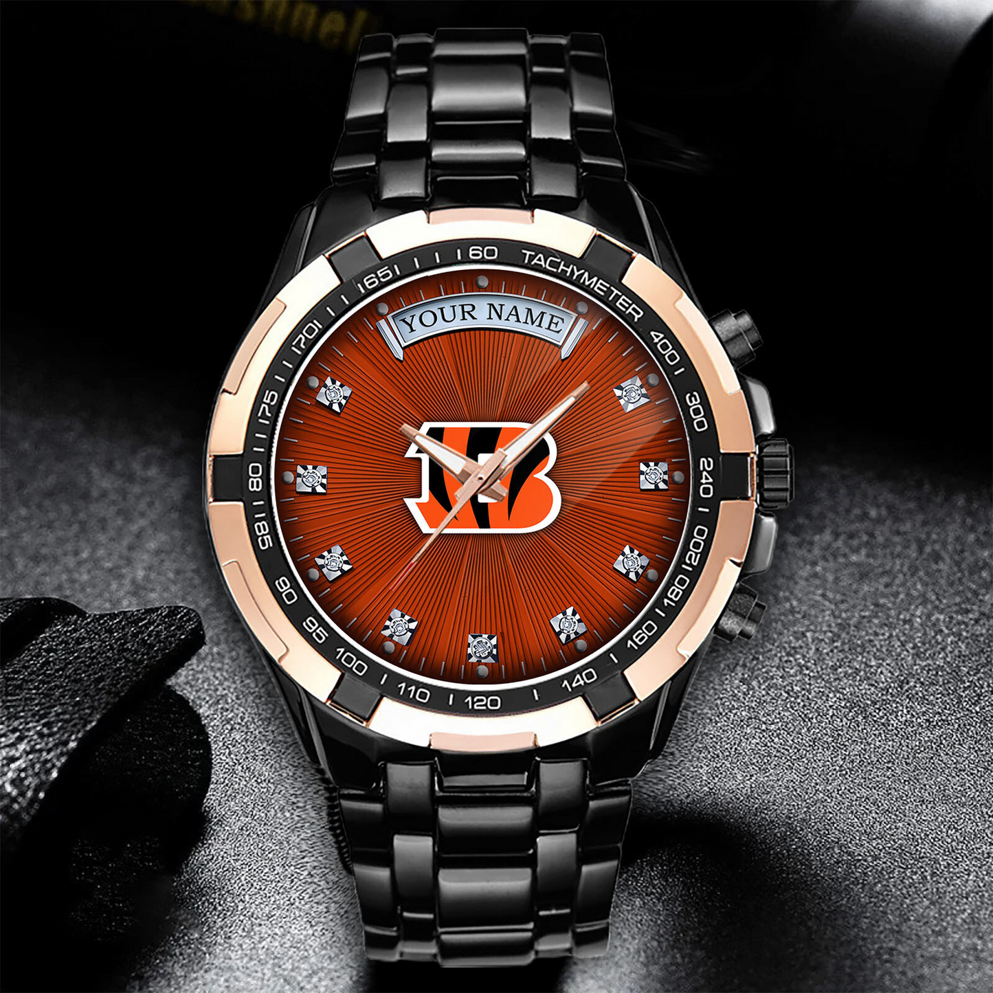 CIN x NFL Luxury Men Watch DATND TANTD 200426