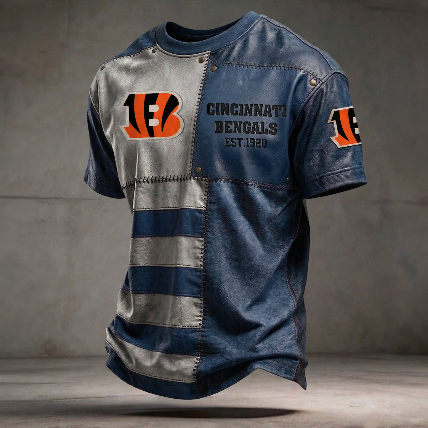 CIN x NFL T-Shirt 0404 DatND DVT Blue