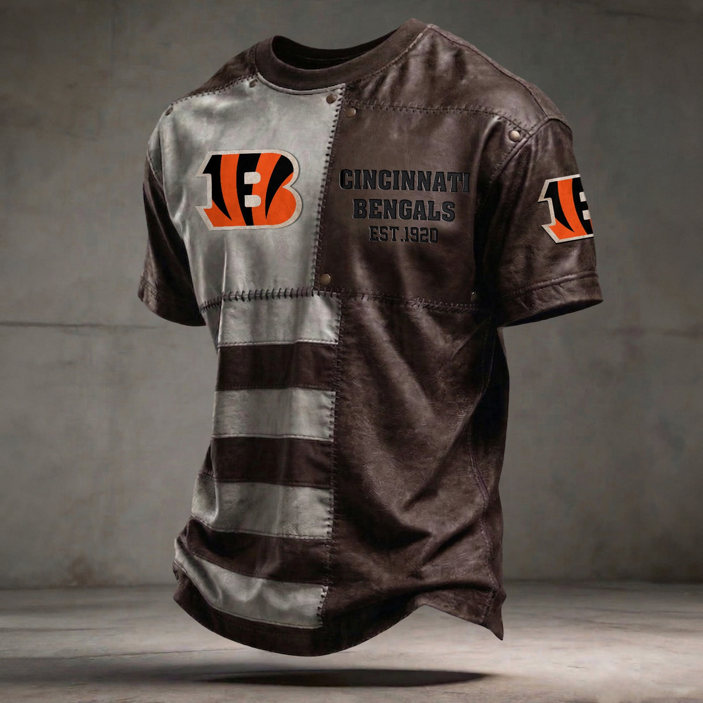 CIN x NFL T-Shirt 0404 DatND DVT Brown
