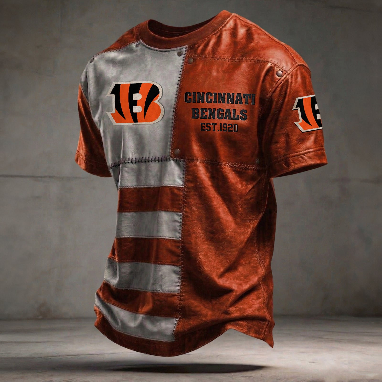 CIN x NFL T-Shirt 0404 DatND DVT Orange