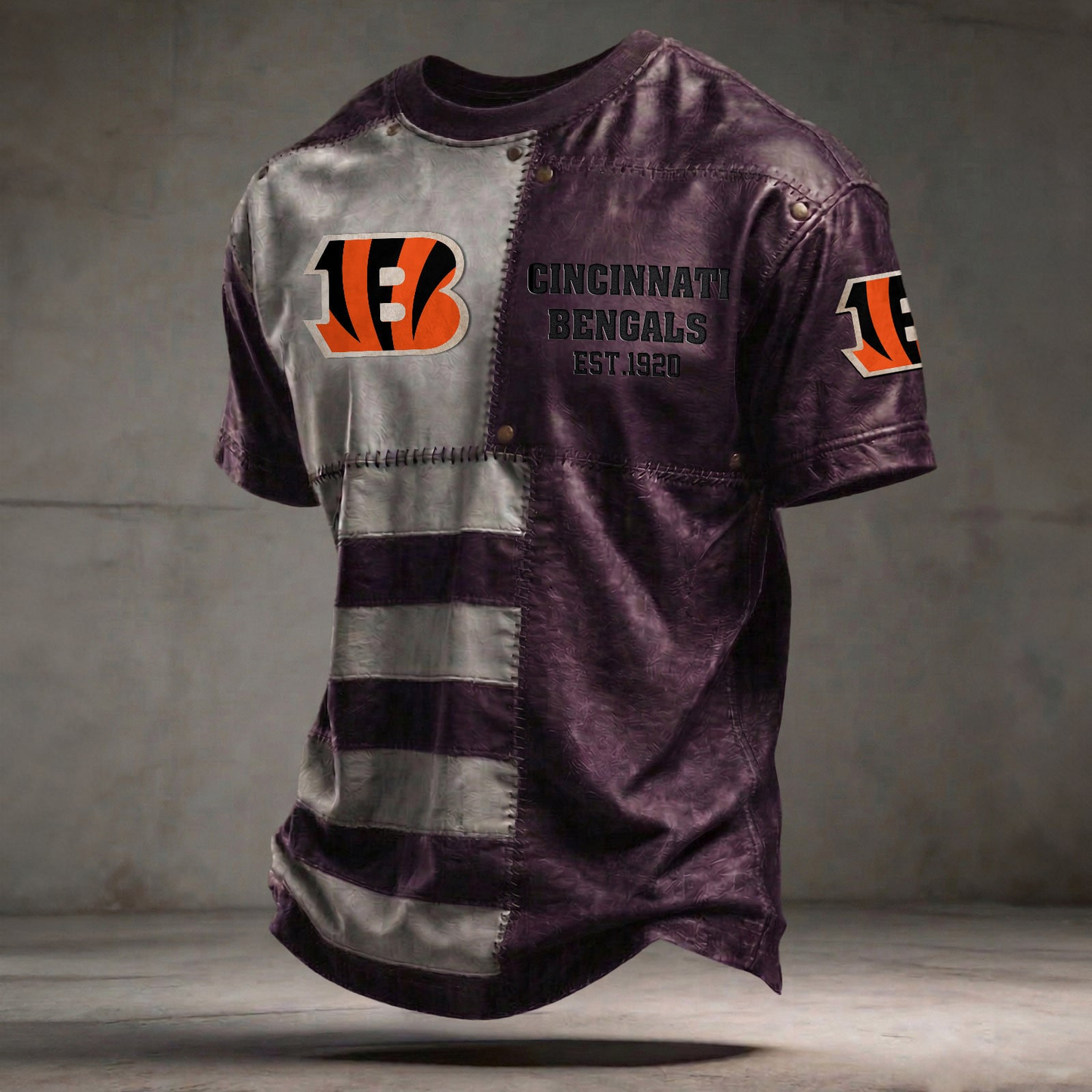 CIN x NFL T-Shirt 0404 DatND DVT Purple