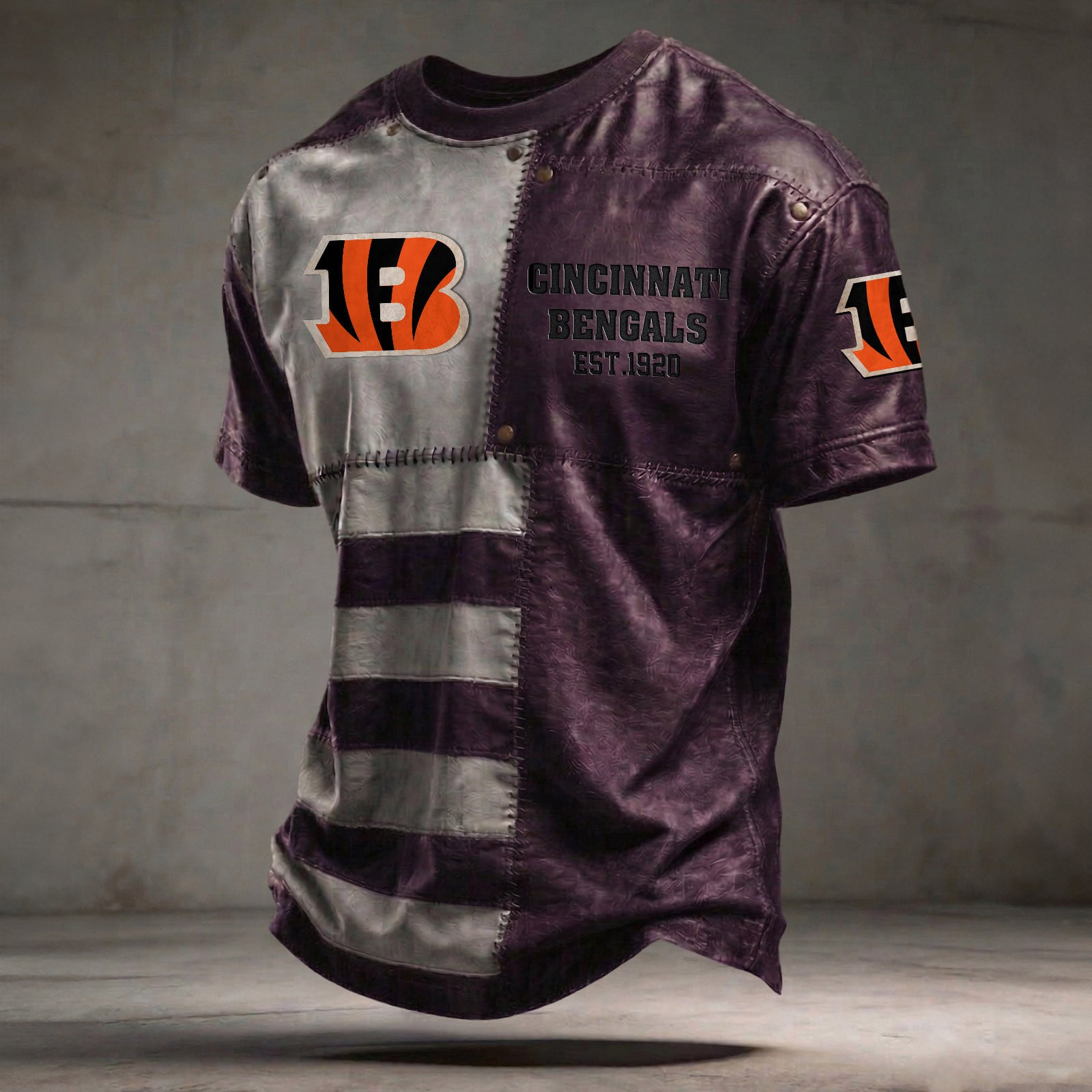 CIN x NFL T-Shirt 0404 DatND DVT Purple