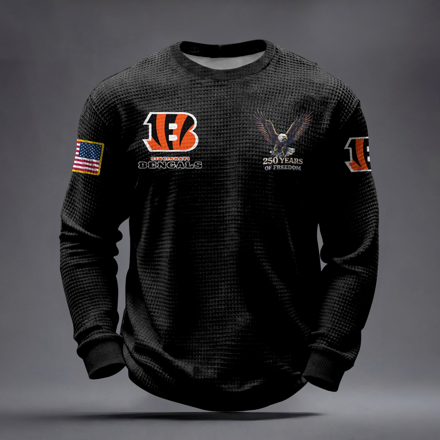 CIN x NFL Waffle Sweatshirt DatND DVT
