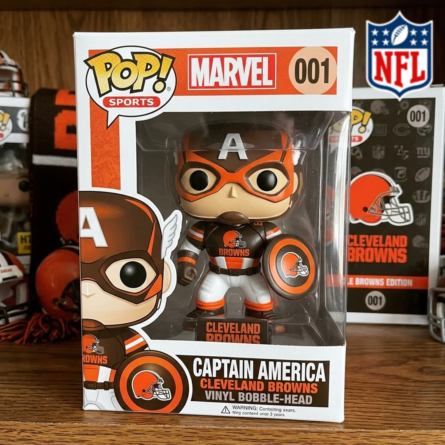 CLE x NFL CAPTAIN AMERICA FUNKOS DATND TANTD 010426