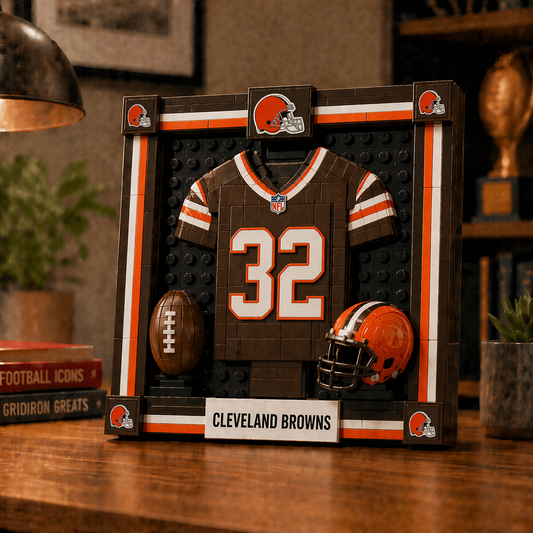 CLE x NFL Framed Jersey Building Set 2304 DatND DVT