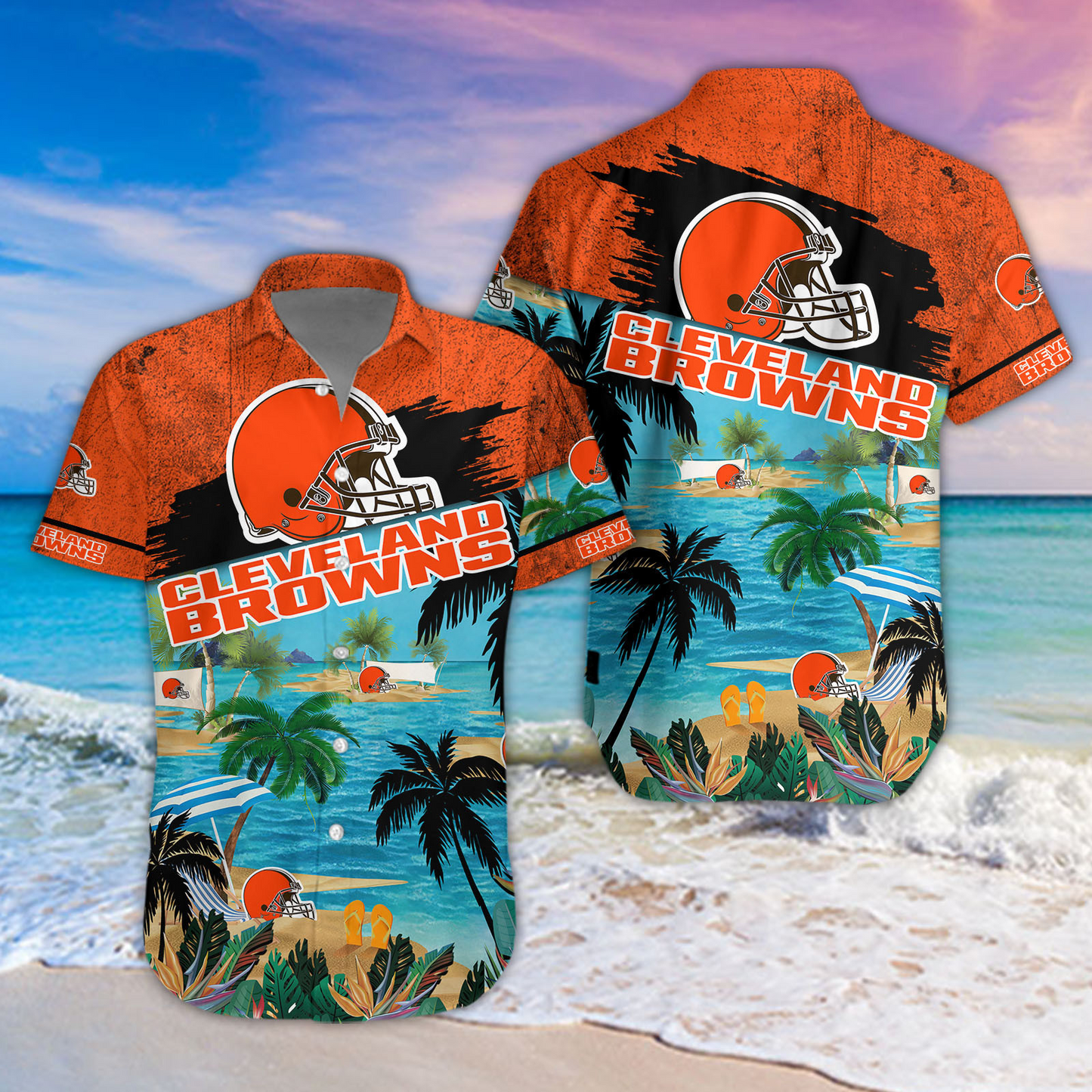 CLE x NFL Hawaii Shirt DATND TANTD 210426