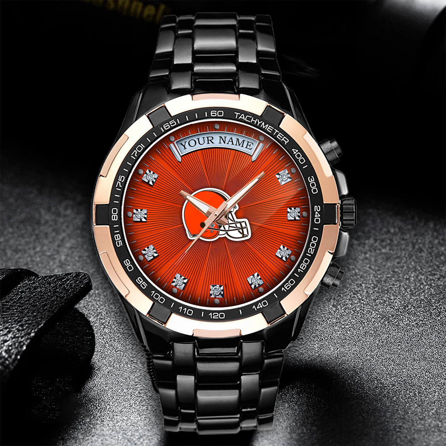 CLE x NFL Luxury Men Watch DATND TANTD 200426