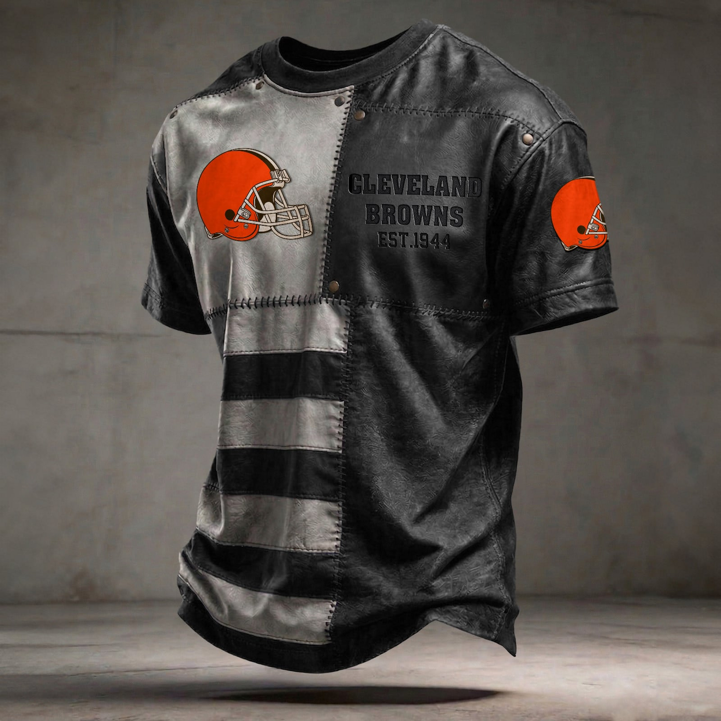 CLE x NFL T-Shirt 0404 DatND DVT Black
