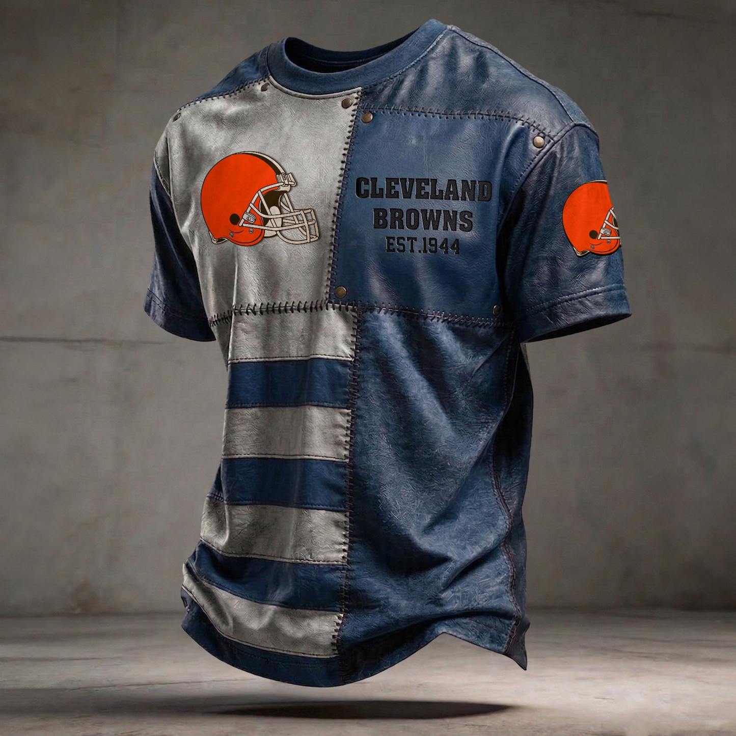 CLE x NFL T-Shirt 0404 DatND DVT Blue