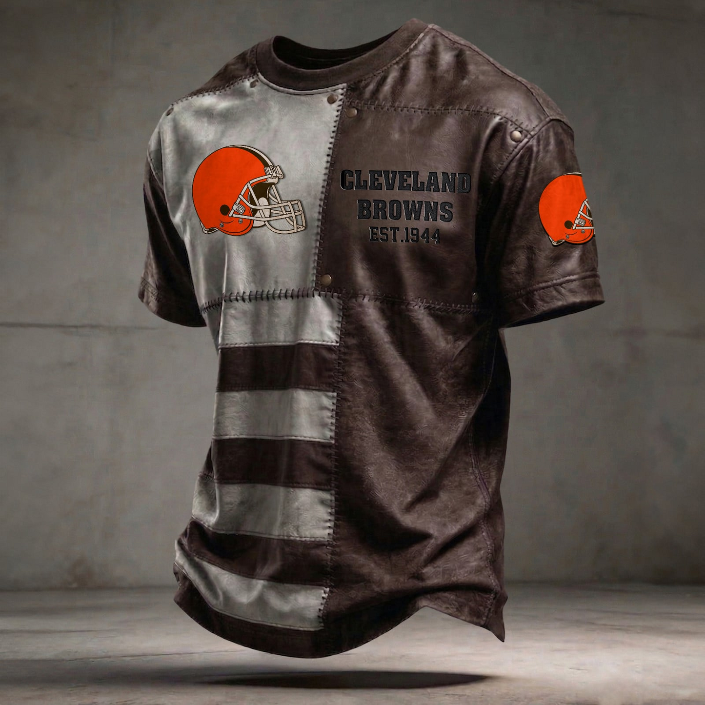 CLE x NFL T-Shirt 0404 DatND DVT Brown