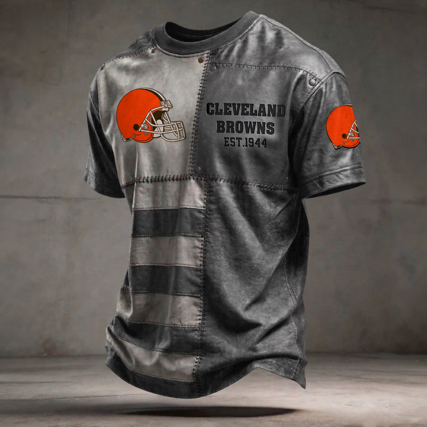 CLE x NFL T-Shirt 0404 DatND DVT Grey