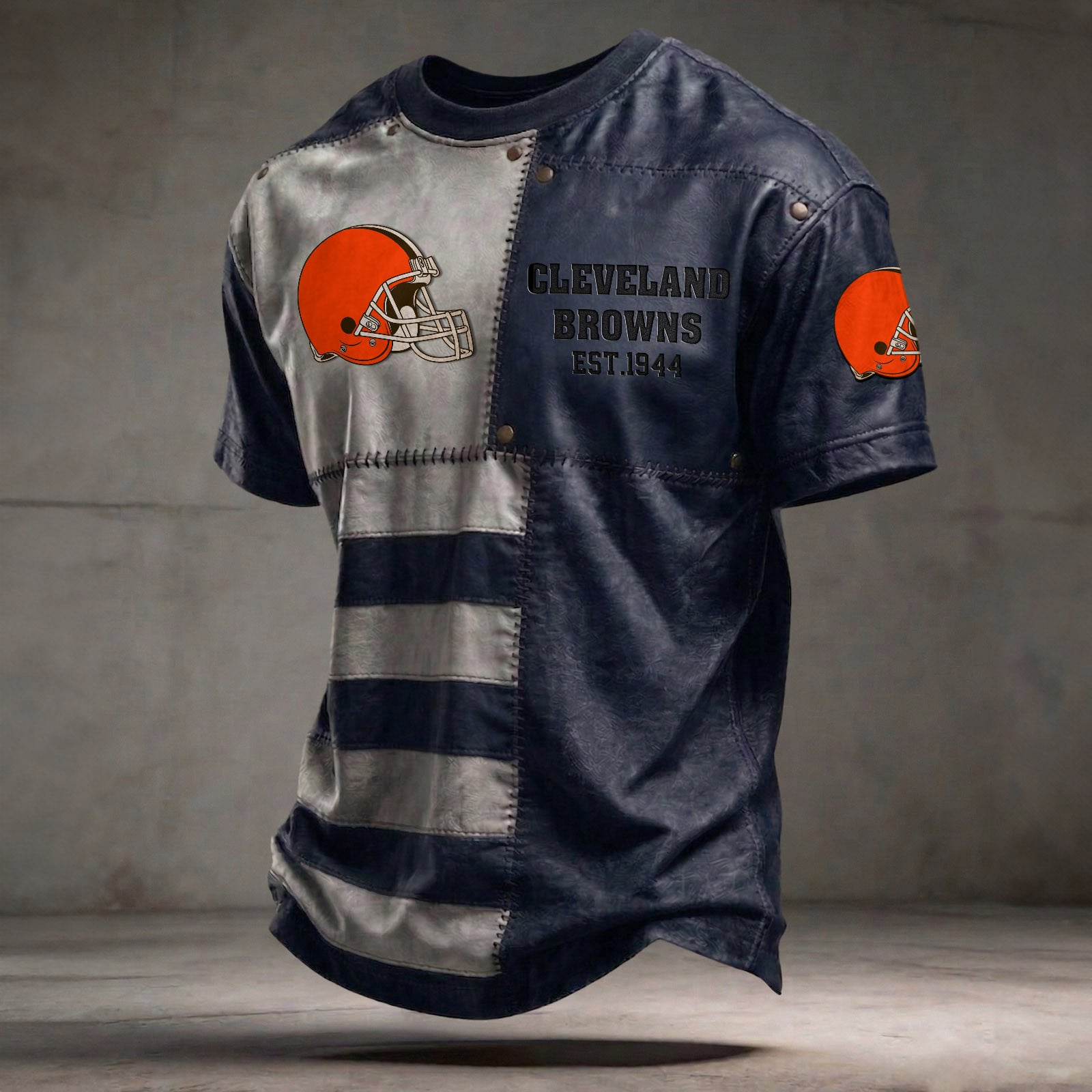 CLE x NFL T-Shirt 0404 DatND DVT Navy