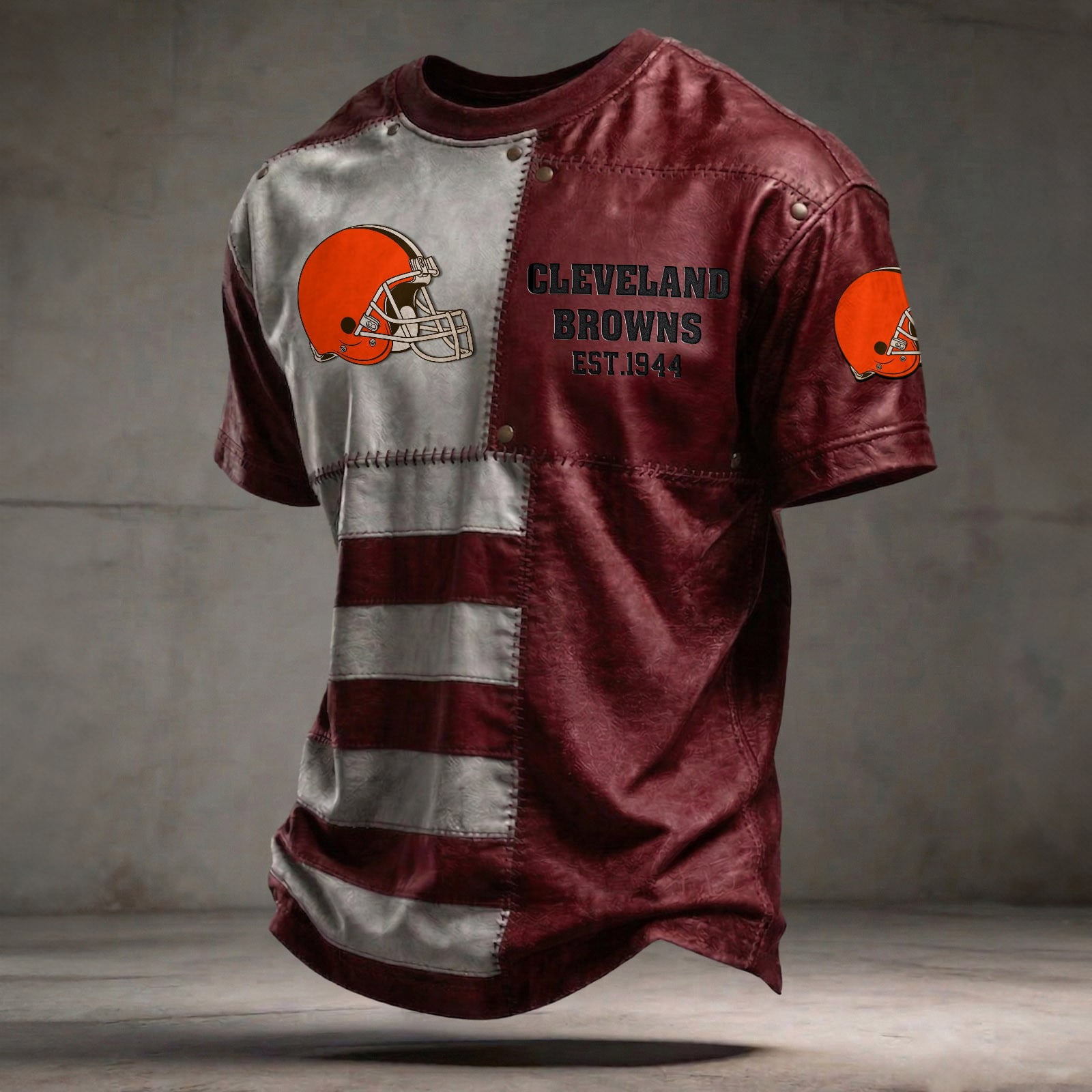 CLE x NFL T-Shirt 0404 DatND DVT Red