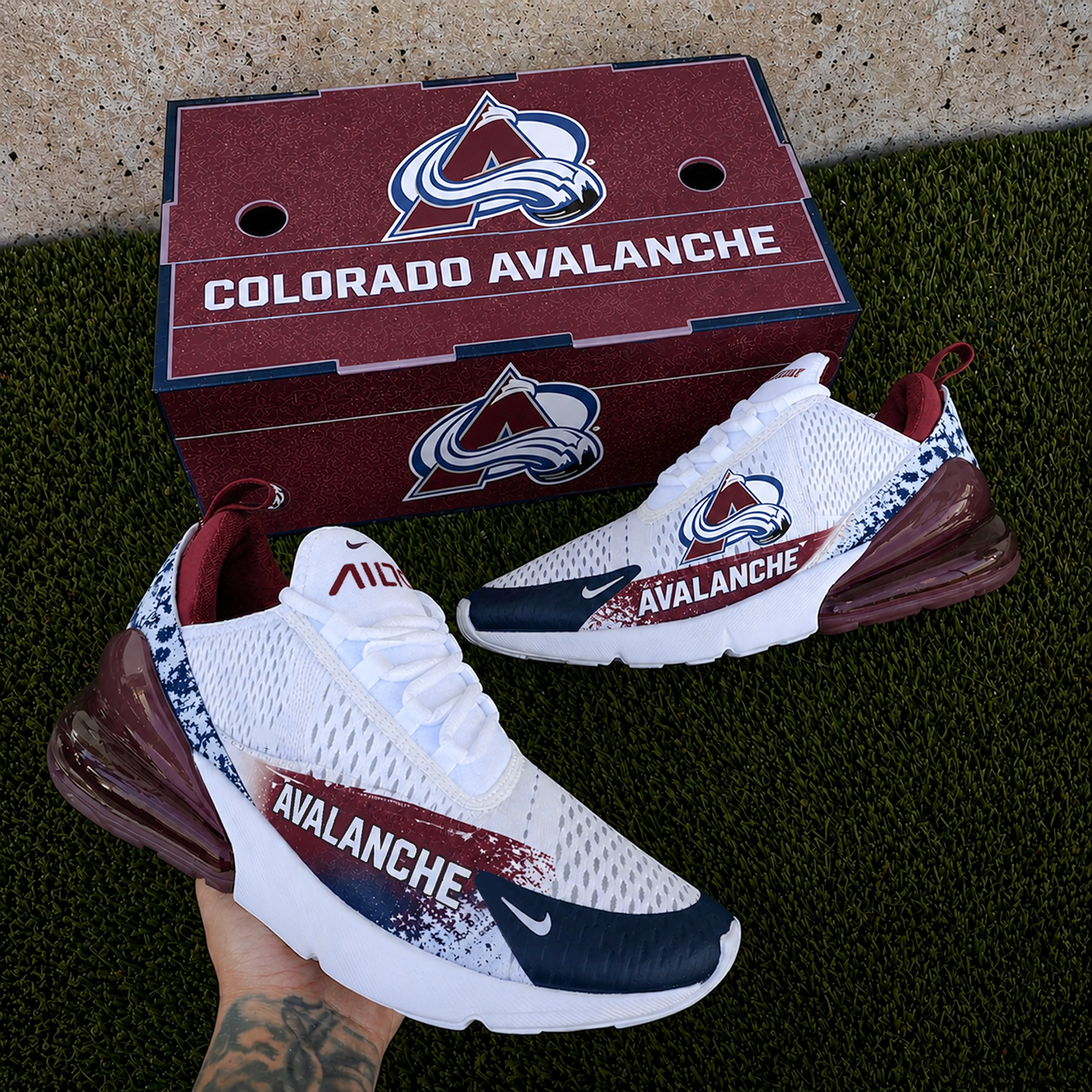 COL x NHL Nike Air Max 270 Shoes 0505 DatND DVT