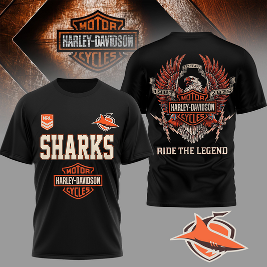 CRO Premium NRL 22 Year Harley Davidson 3D Shirt 0704 DatND DVT