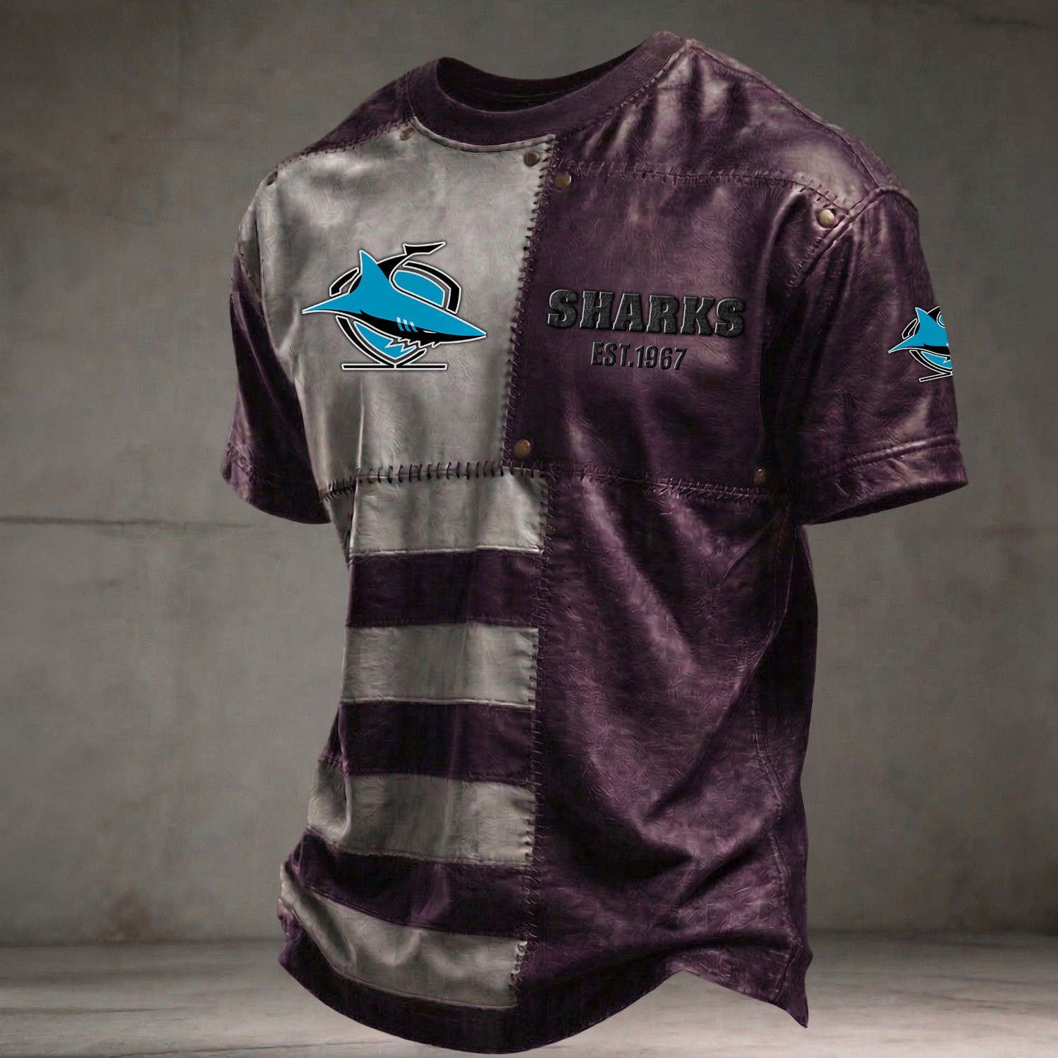 CRO x NRL Premium 3D Shirt DATND TANTD 060426 Purple