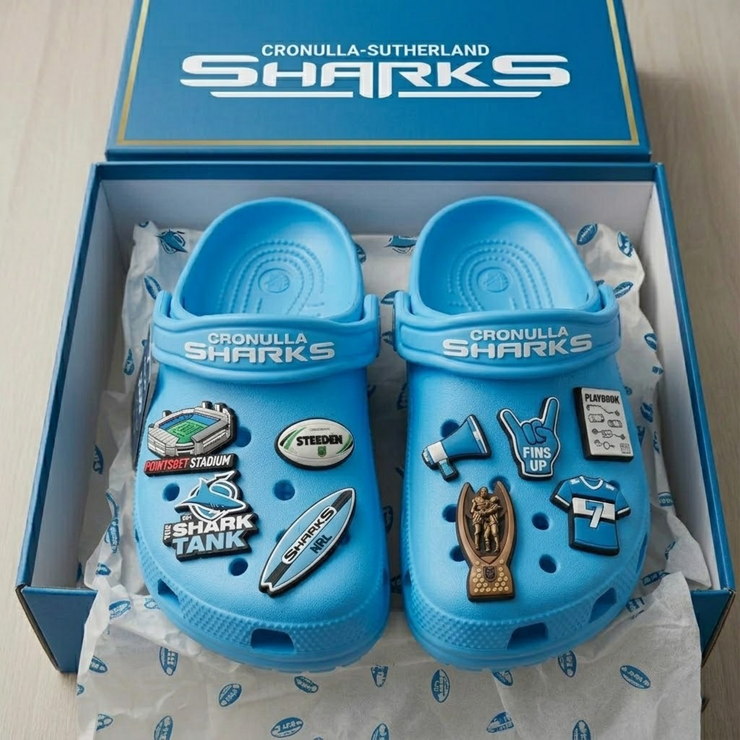CRO x NRL Premium Crocs Clogs Shoes DATND TANTD 030426