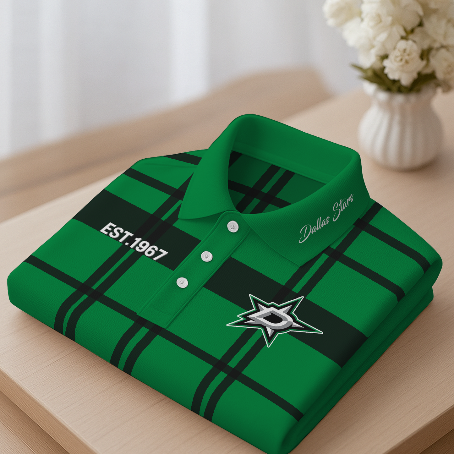 DAL Premium NHL Polo Shirt 2703 DatND DVT 1