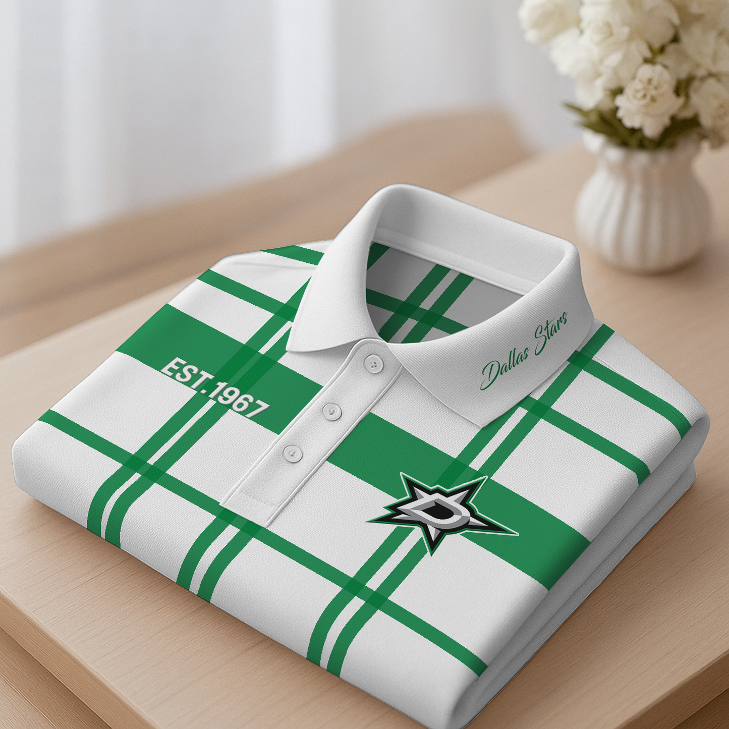 DAL Premium NHL Polo Shirt 2703 DatND DVT 3