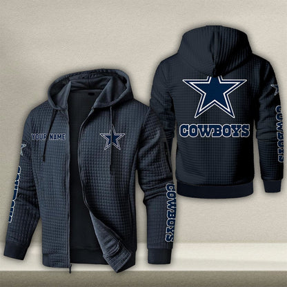 DAL x NFL Quilted Zip Hoodie DatND DVT