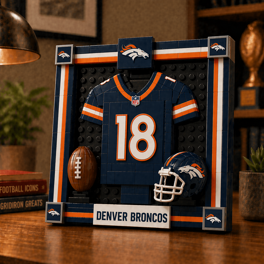 DEN x NFL Framed Jersey Building Set 2304 DatND DVT