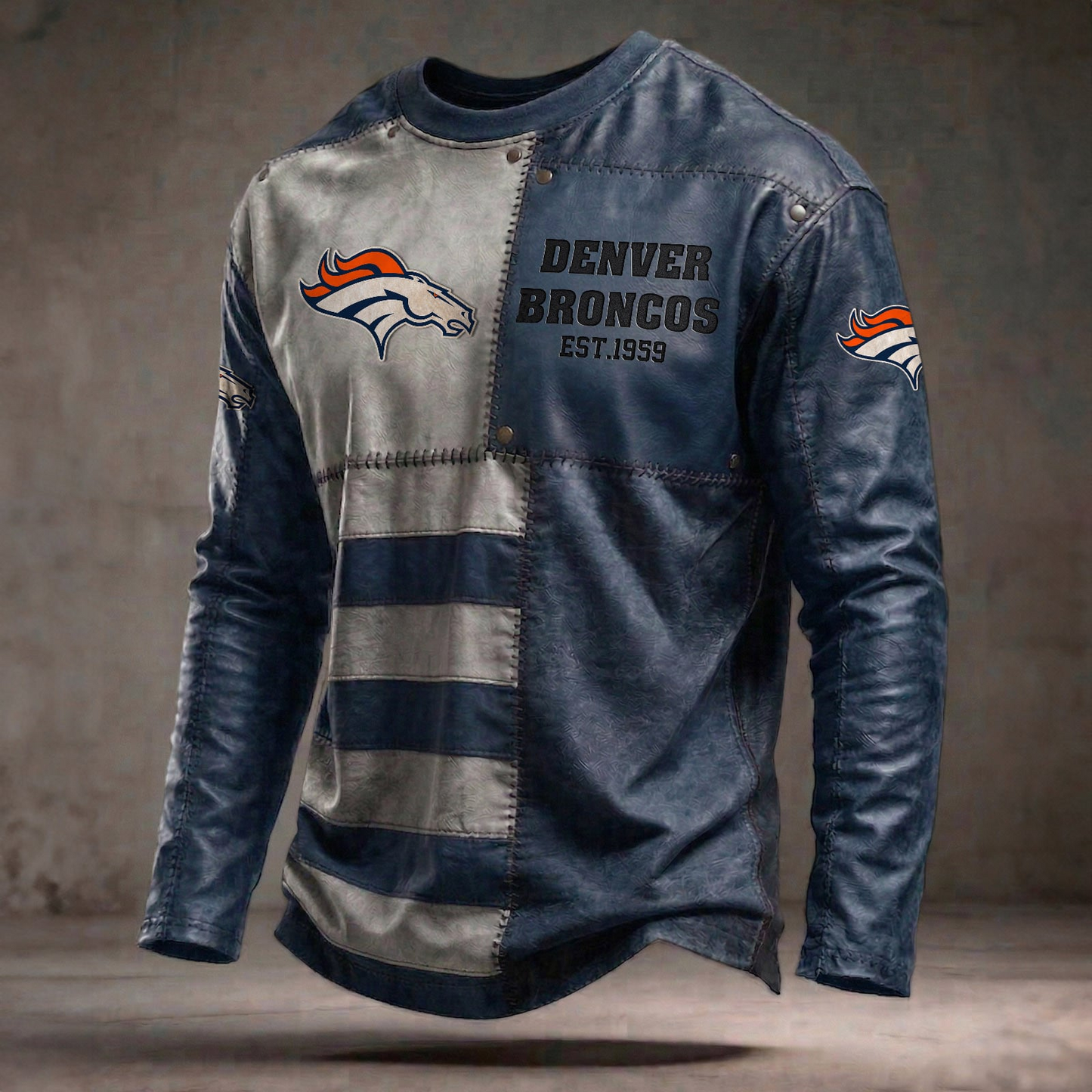 DEN x NFL Long Sleeved Shirt 2304 DatND DVT Army