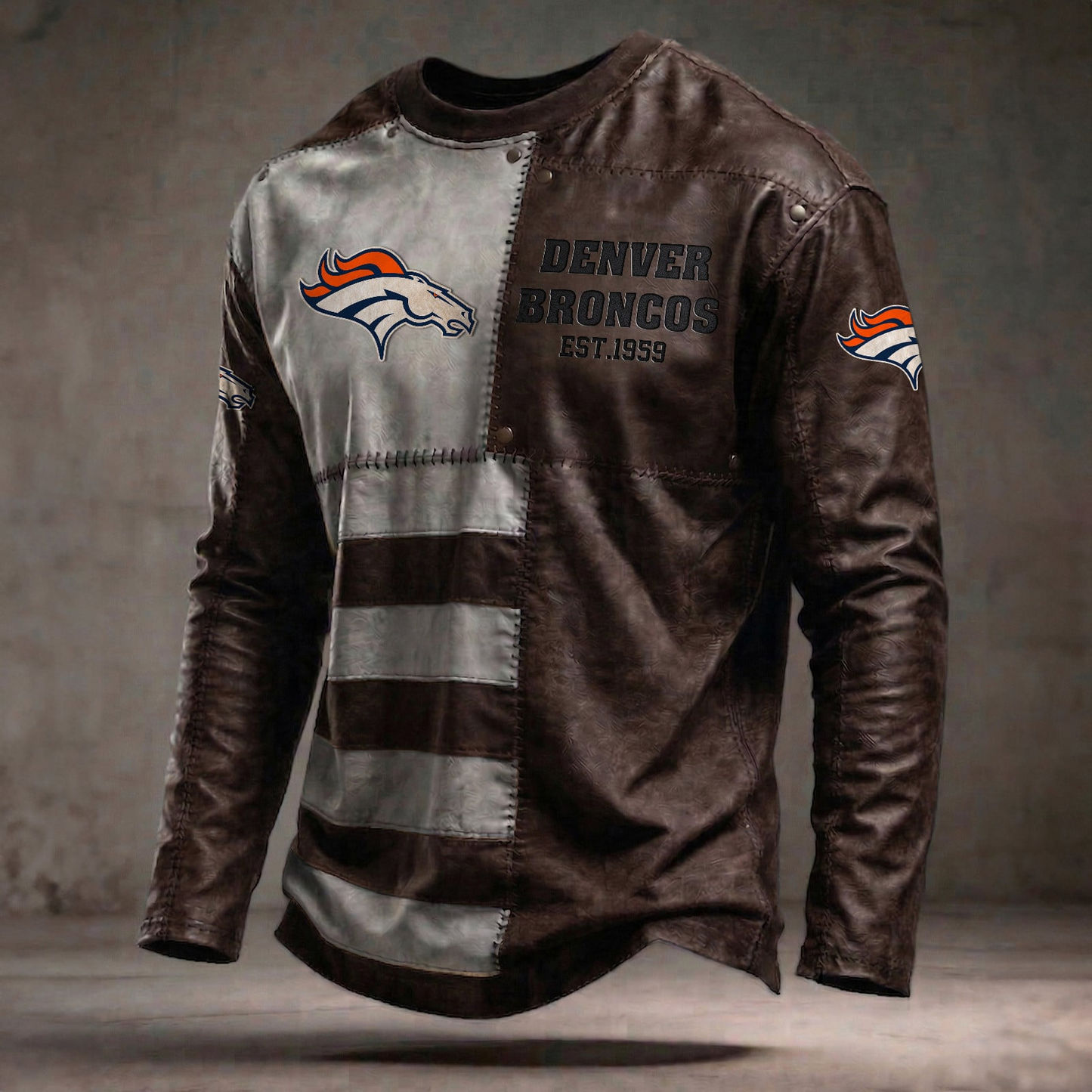 DEN x NFL Long Sleeved Shirt 2304 DatND DVT Army