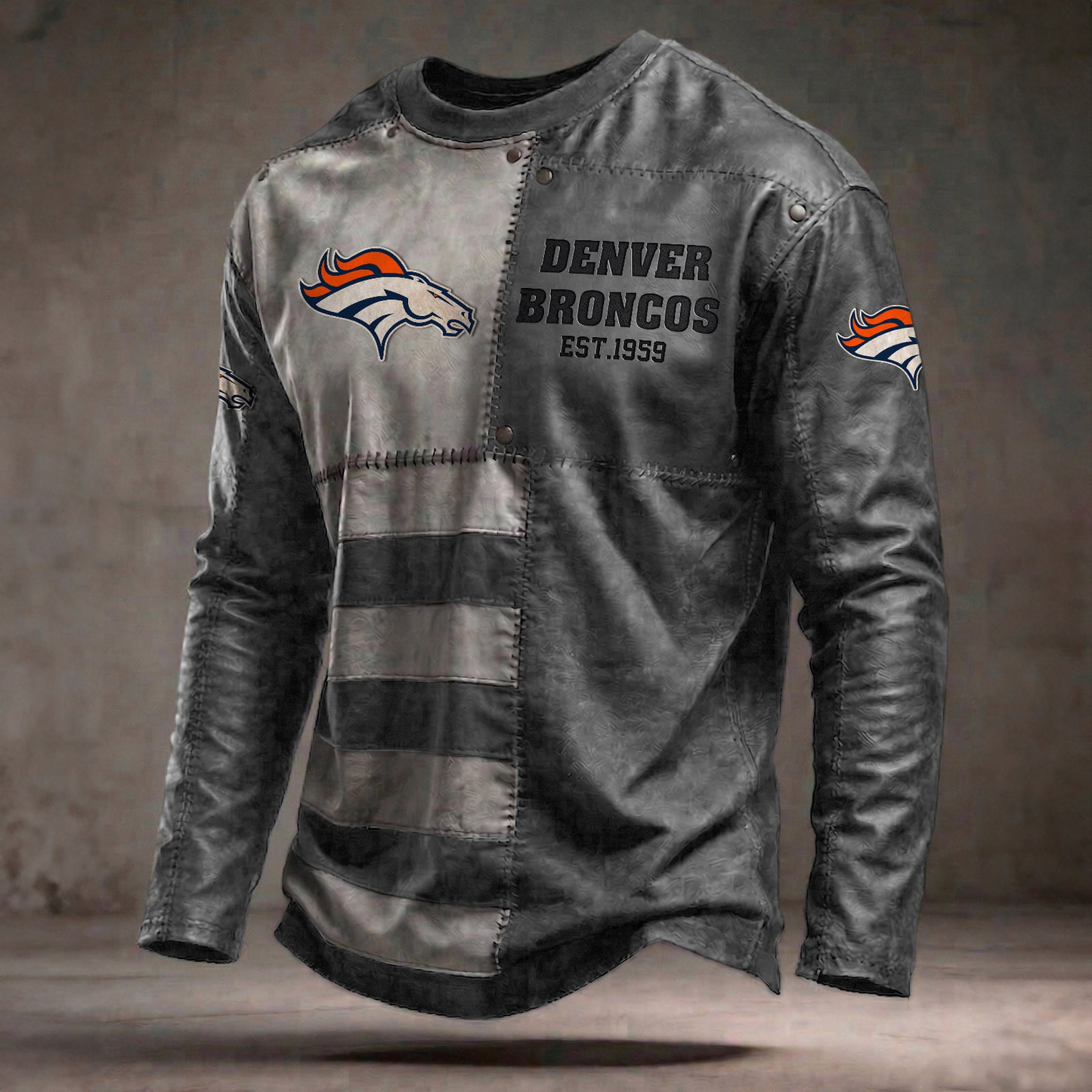 DEN x NFL Long Sleeved Shirt 2304 DatND DVT Army