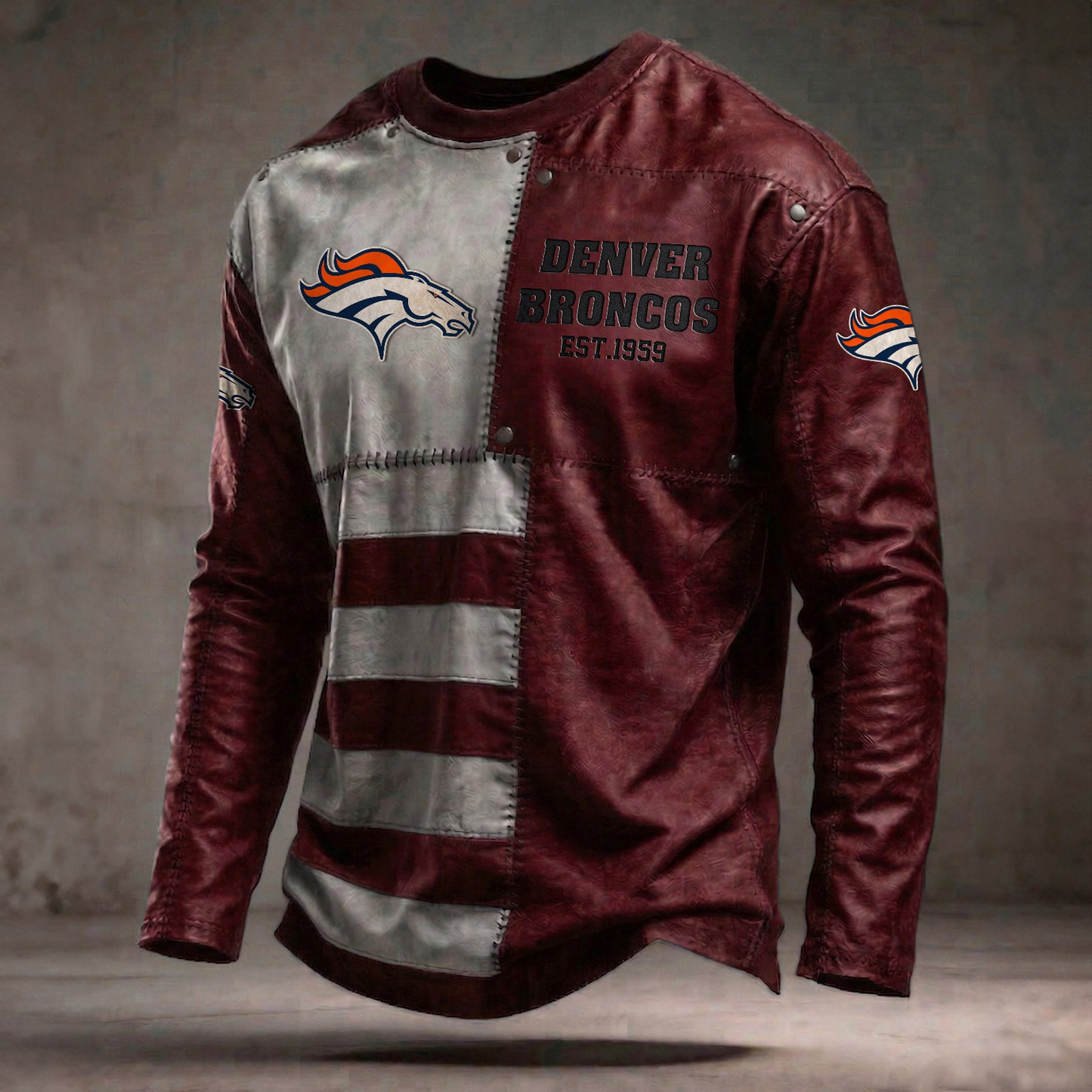 DEN x NFL Long Sleeved Shirt 2304 DatND DVT Army