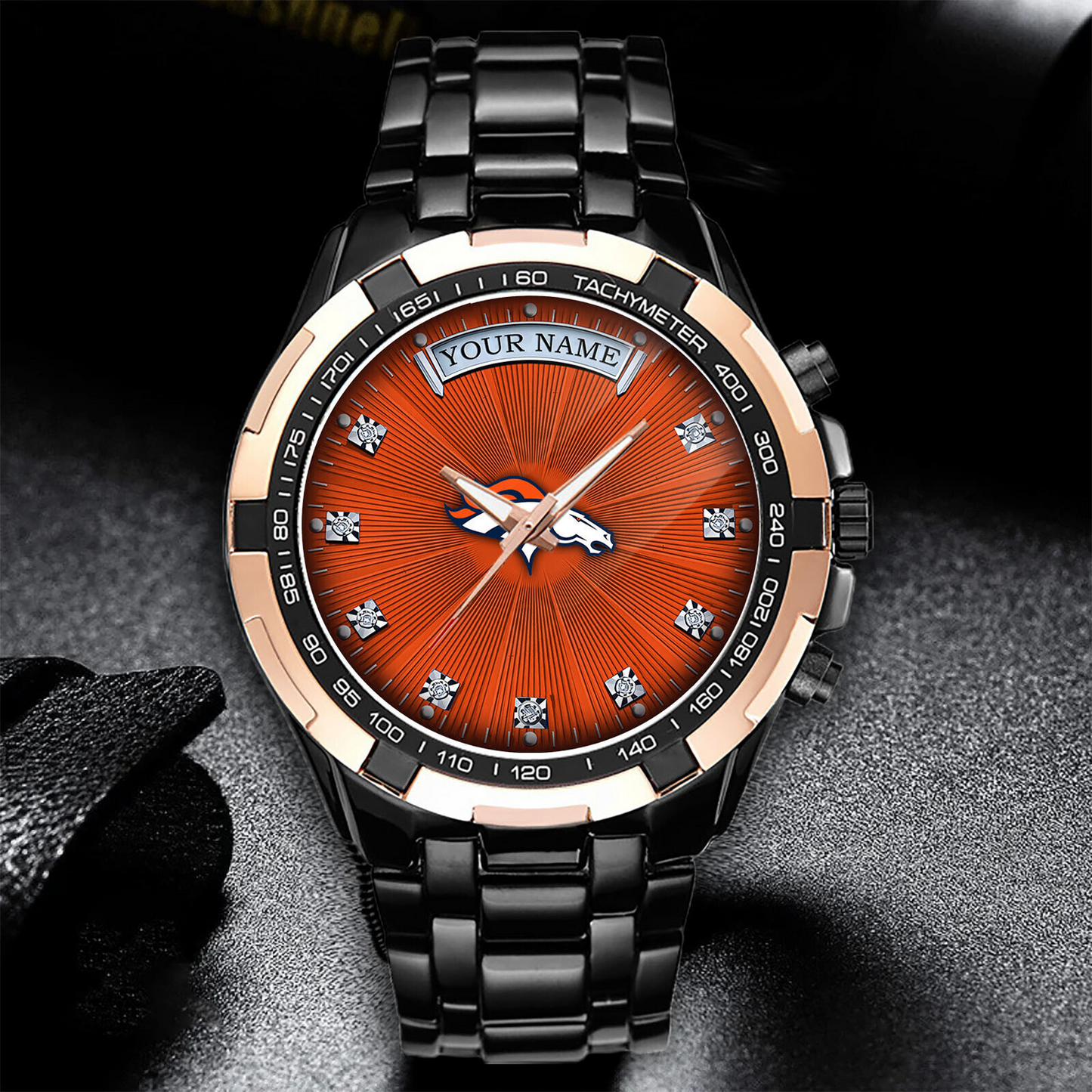 DEN x NFL Luxury Men Watch DATND TANTD 200426