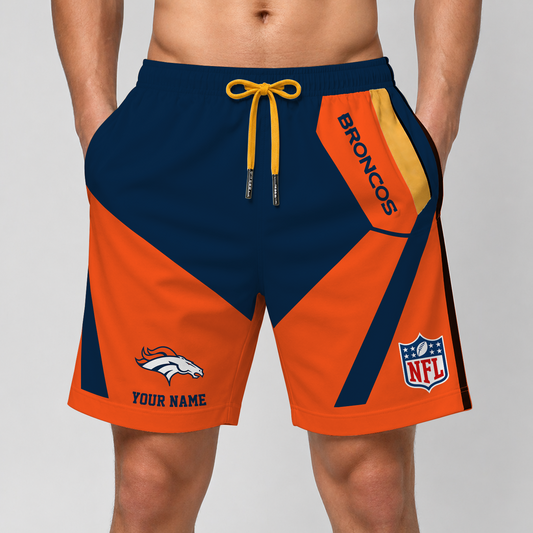 DEN x NFL Special Short Pants For Men Custom Name V2 DATND TANTD 290426