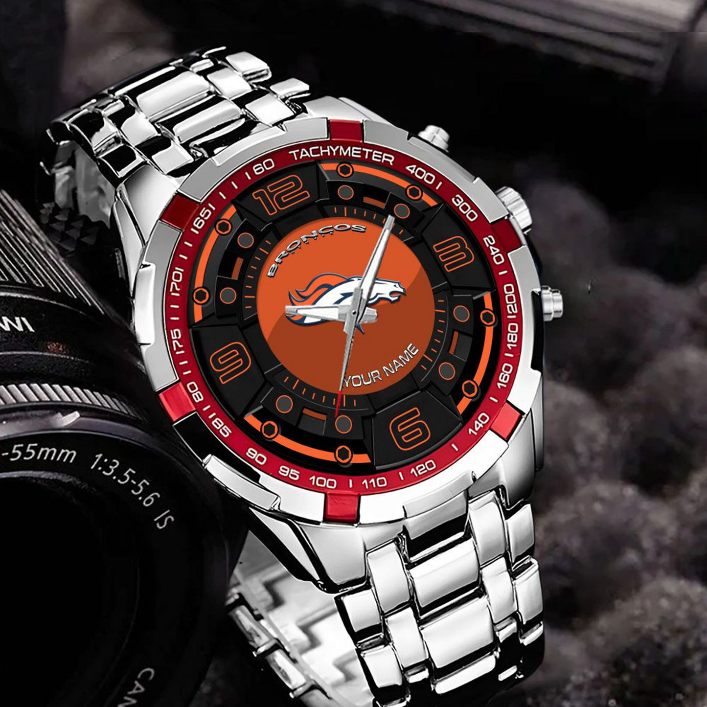 DEN x NFL Stainless Steel Watch DatND DVT
