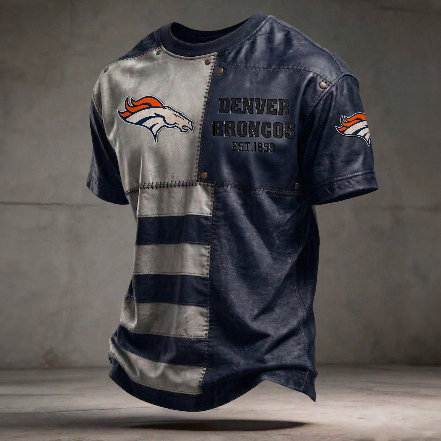 DEN x NFL T-Shirt 0404 DatND DVT Navy
