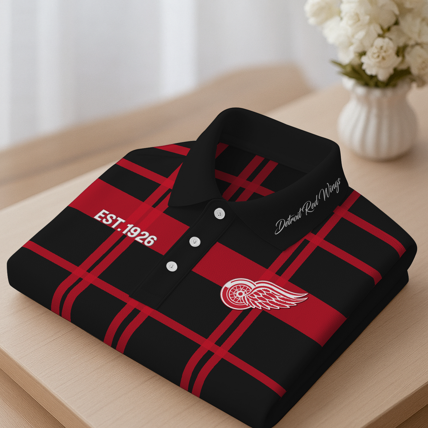 DET Premium NHL Polo Shirt 2703 DatND DVT 2