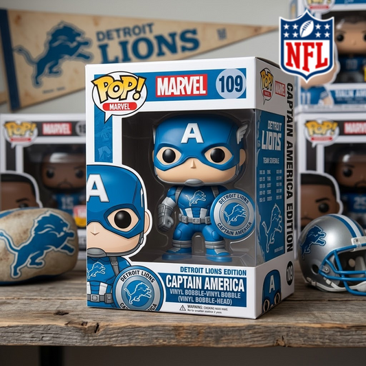 DET x NFL CAPTAIN AMERICA FUNKOS DATND TANTD 010426