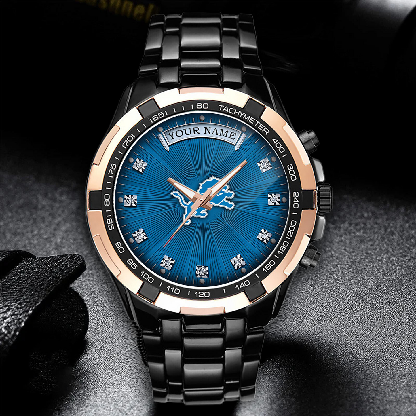 DET x NFL Luxury Men Watch DATND TANTD 200426