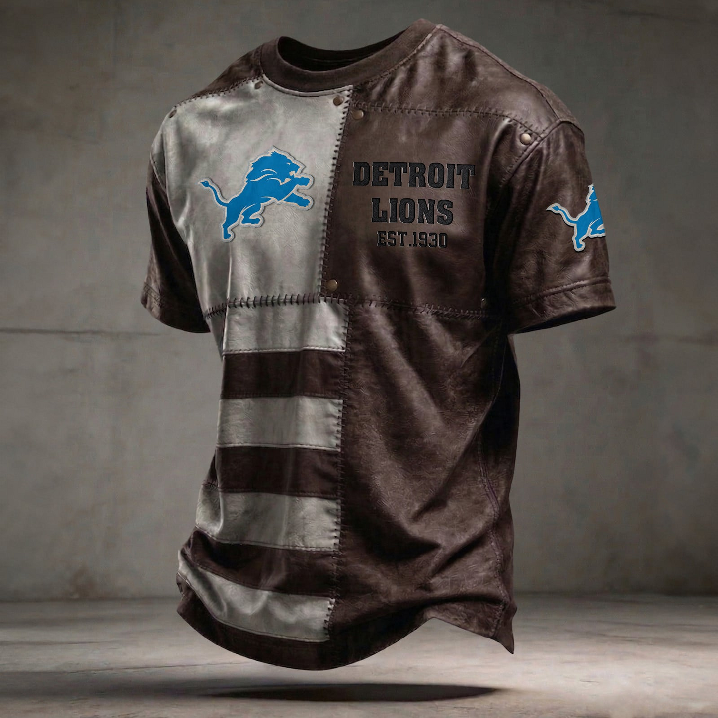 DET x NFL T-Shirt 0404 DatND DVT Brown