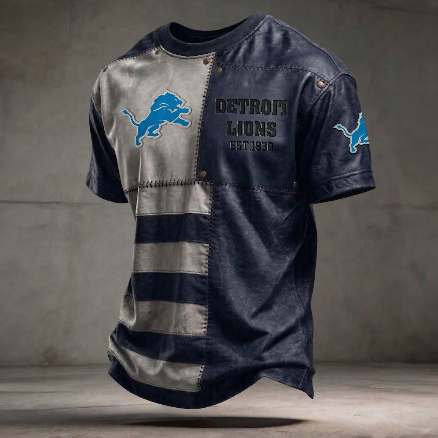 DET x NFL T-Shirt 0404 DatND DVT Navy