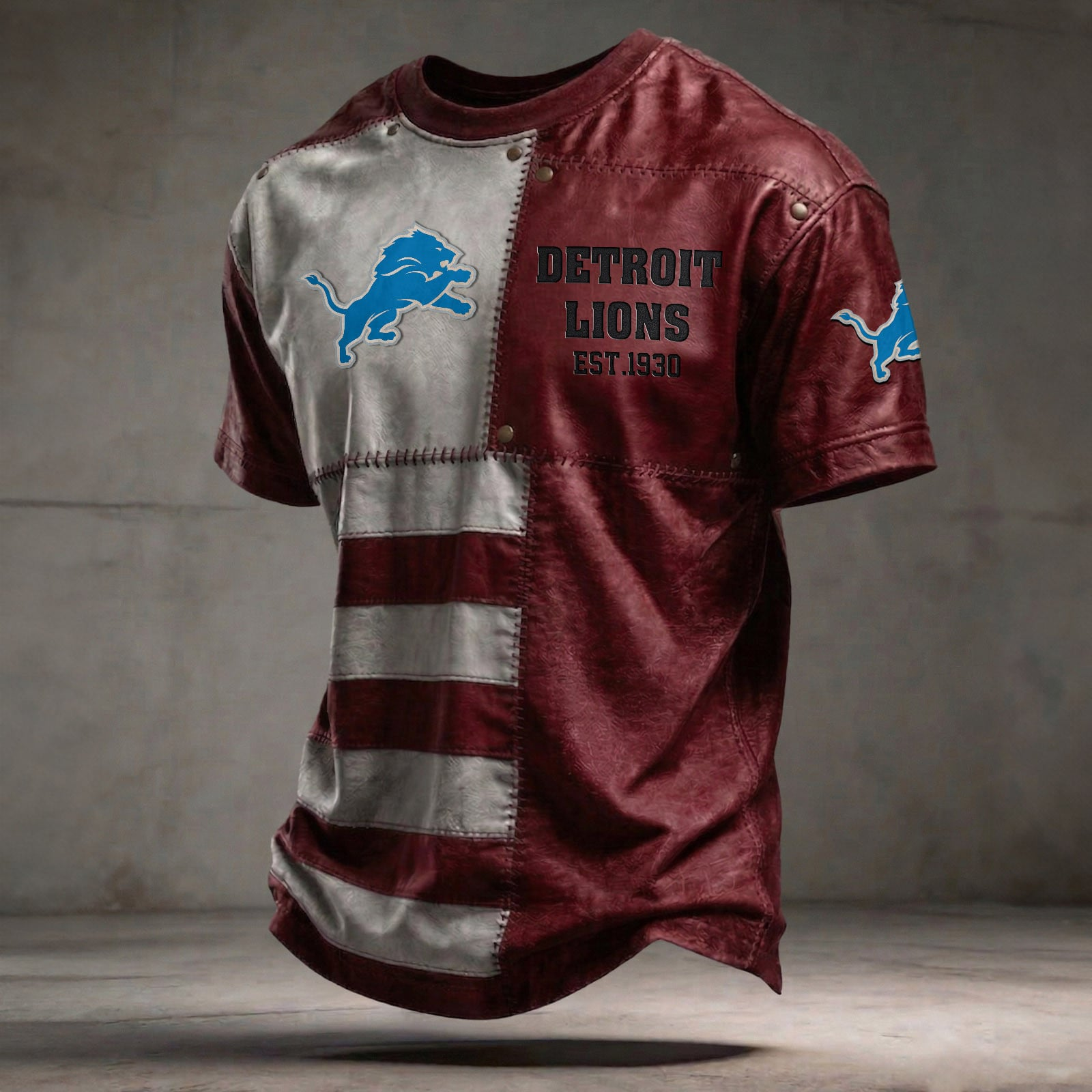 DET x NFL T-Shirt 0404 DatND DVT Red