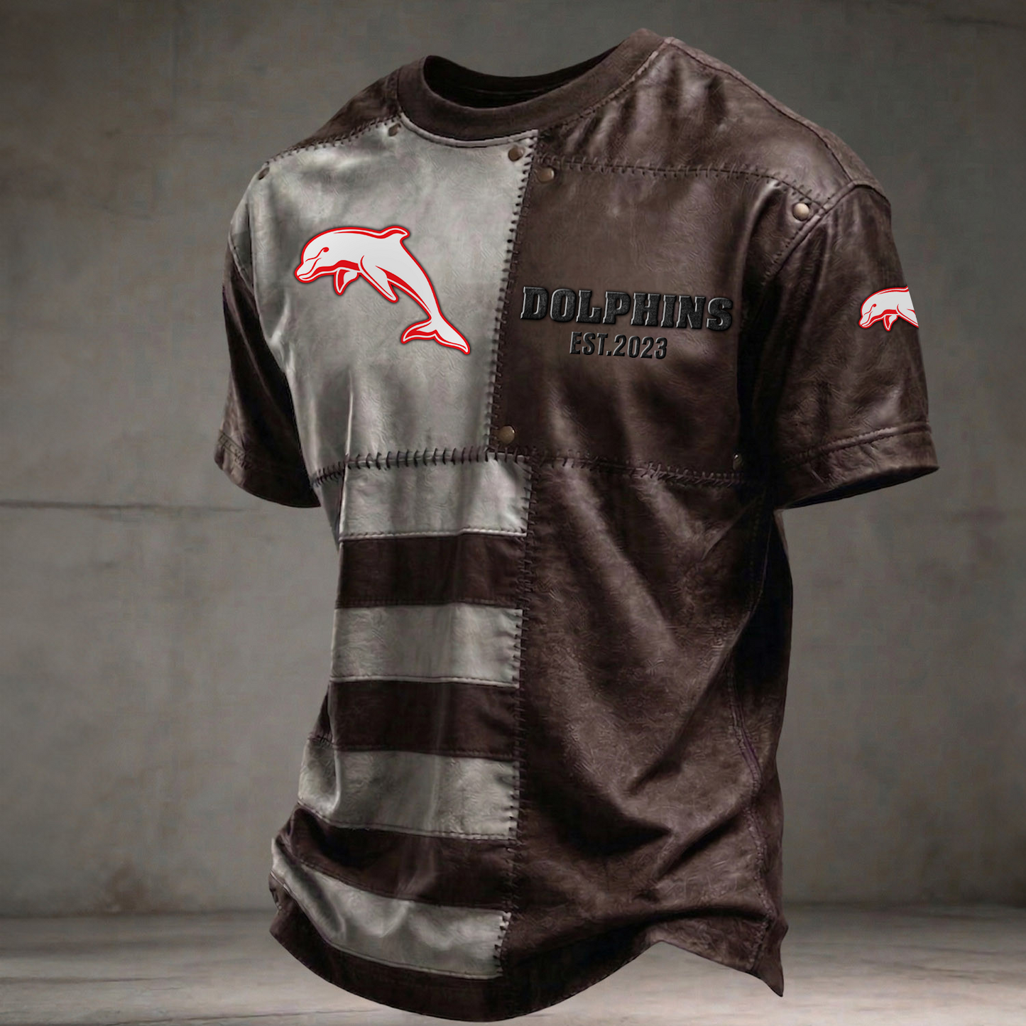DOL x NRL Premium 3D Shirt DATND TANTD 060426 Brown