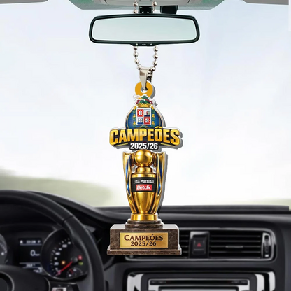 FC PORTO  National Champion 202526 Custom Shape 2-sided Acrylic Car Ornament, Custom Shape 2-sided Keychain V2 0705 DatND DVT 1