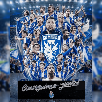 FC PORTO  National Champion 202526 Custom Shape Acrylic Plaque 0705 DatND DVT 1