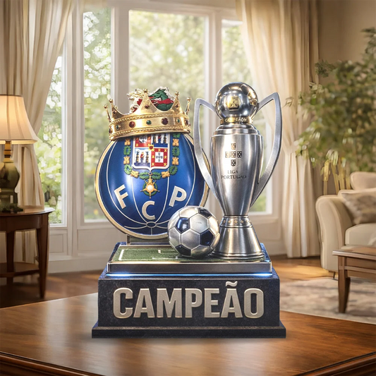 FC PORTO  National Champion 202526 Custom Shape Acrylic Plaque V3 0705 DatND DVT 1