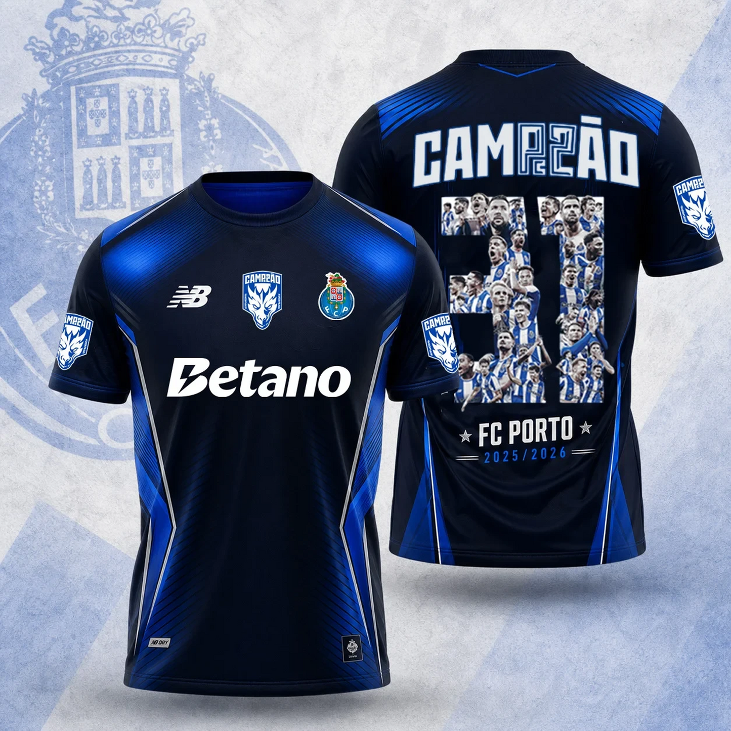 FC Porto CAMPEÃO Liga Portugal 2026 3D Apparel V7 0405 DatND DVT