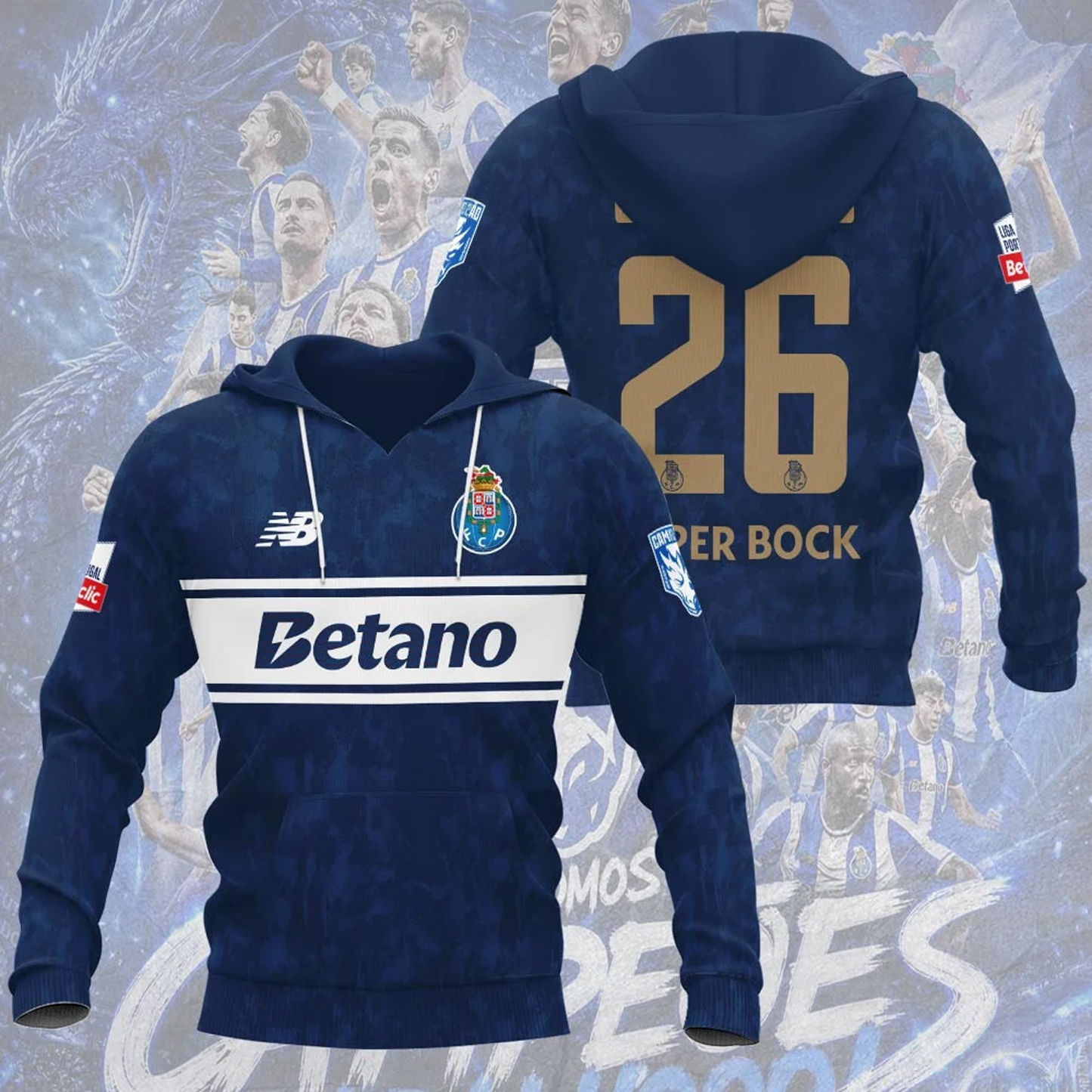 F.C. Porto Campeao Liga Portugal 2526 3D Shirt V4 0705 DatND DVT