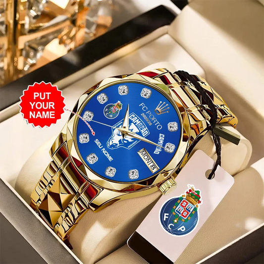F.C. Porto Campeao Liga Portugal 2526 Alloy Luxury Quartz Watch V1 0705 DatND DVT