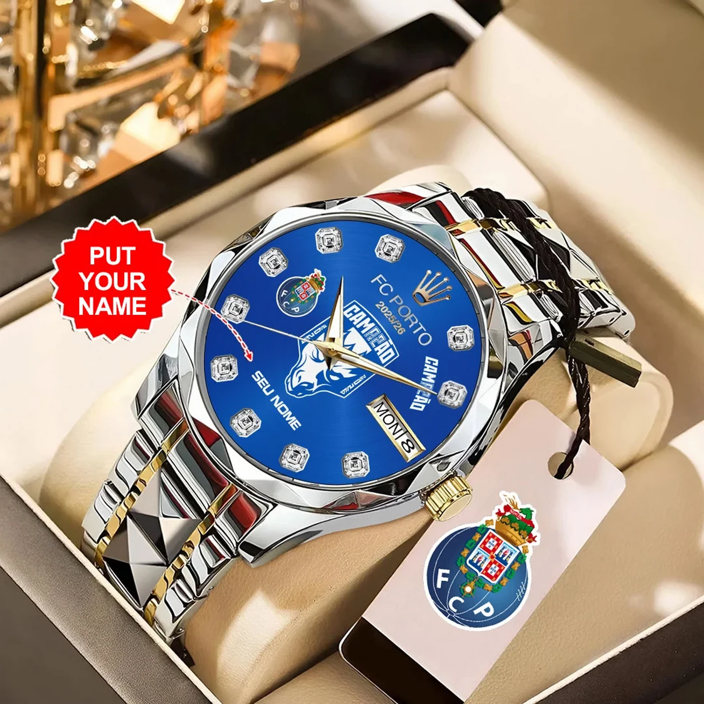 F.C. Porto Campeao Liga Portugal 2526 Alloy Luxury Quartz Watch V1 0705 DatND DVT