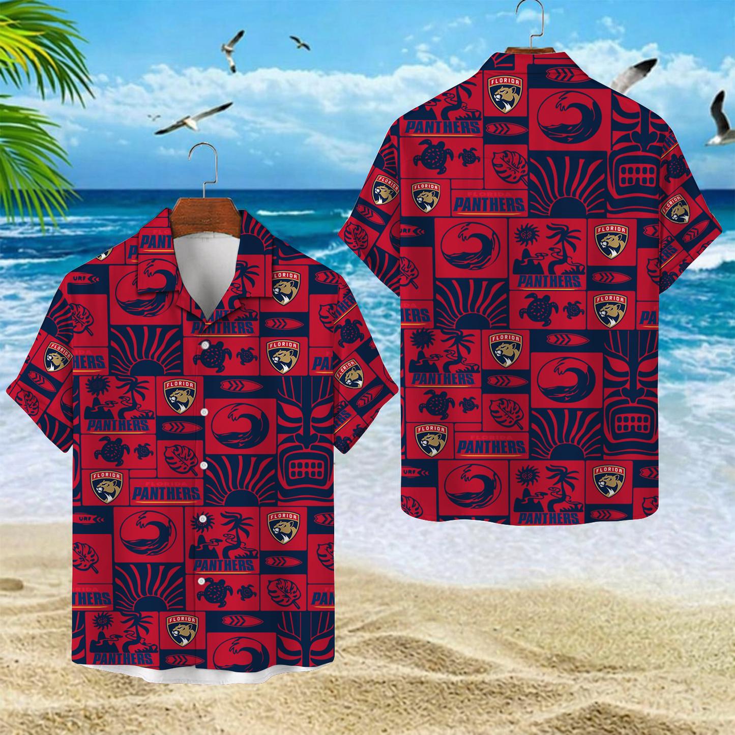 FLA x NHL Hawaiian Shirt 2004 DatND DVT