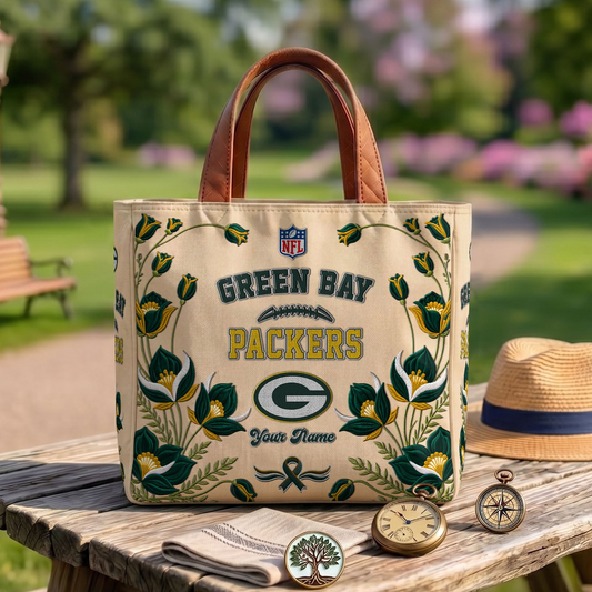 GB x NFL Printed Canvas Tote Bag 1604 DatND DVT
